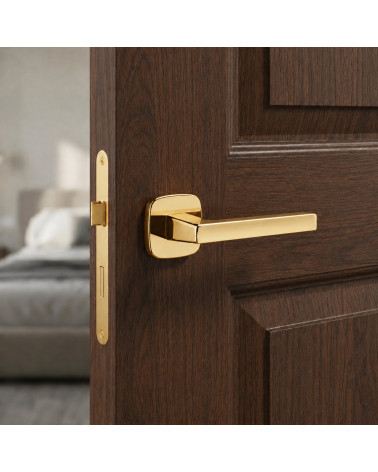 Maniglie per porta color oro lucido PEA
