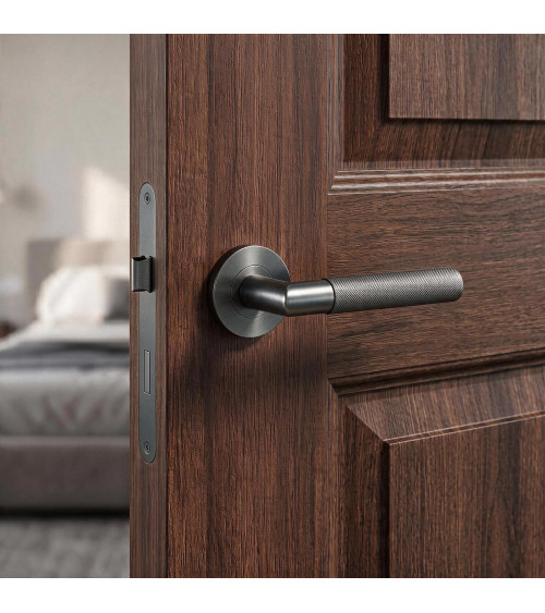 Maniglia per porta antracite OVAL 1742 maniglia design