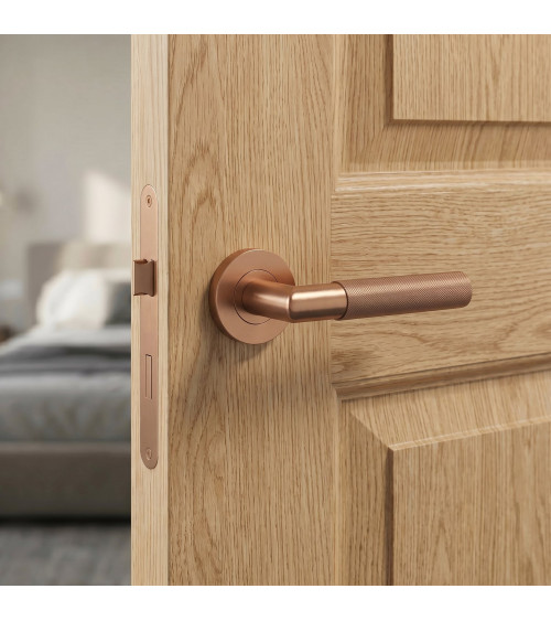 Maniglia per porta rame OVAL 1742 maniglia design