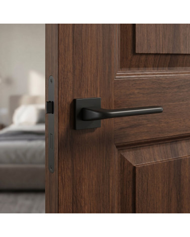 Maniglia per Porta Nera Elegante e Versatile - Modello DIVO