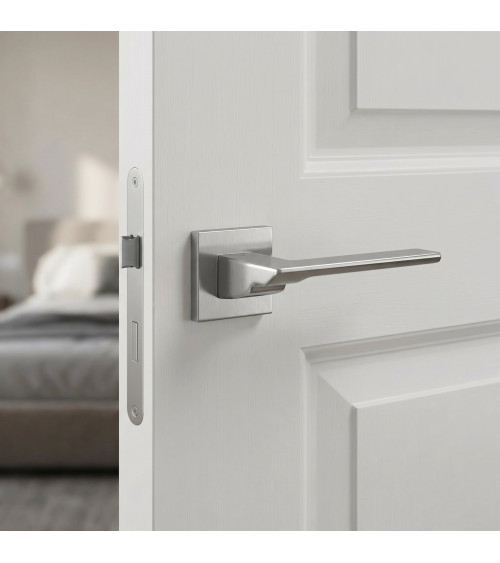 Maniglia per porta cromo satinato TENDER maniglia design
