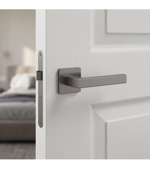 Maniglie per porta canon de fusil / antracite KVADRAT 1760 maniglia design