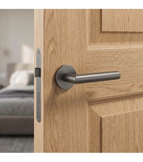 Maniglia per porta antracite OVAL 1750 maniglia design
