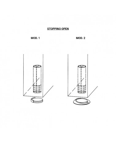 Fermaporta magnetico Verum Stoppino Open - innovazione 2023 - molto discreto - maniglia design