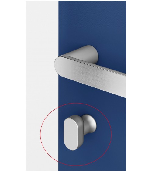 Rosetta per porta VERUM per WC (modello Pure/Wind) - maniglia design