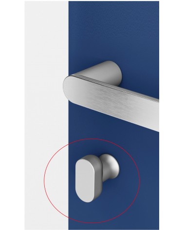 Rosetta per porta VERUM per WC (modello Pure/Wind) - maniglia design