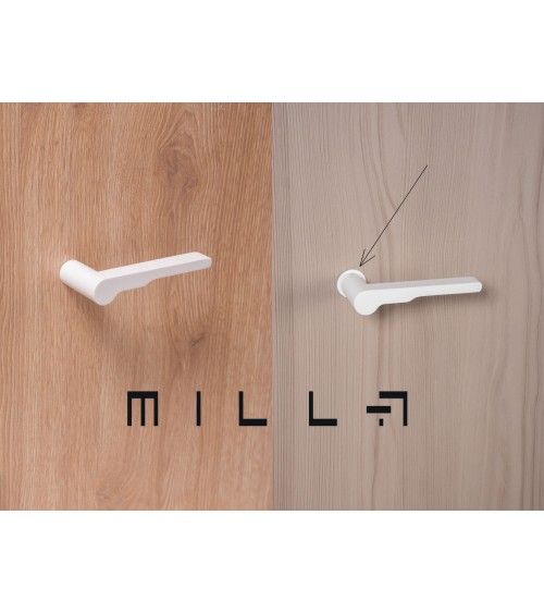 Rosetta da 30mm per maniglie per porte VERUM - maniglia design