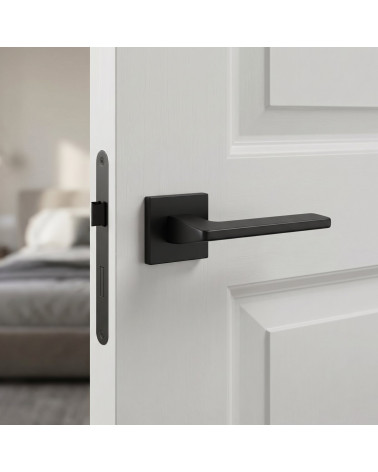 Maniglia per Porta Nera Versatile e Senza Tempo - Modello YUKA