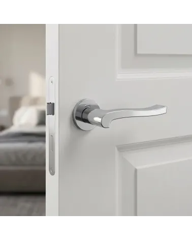 Maniglie per porta nichel satinato Mandelli Ola