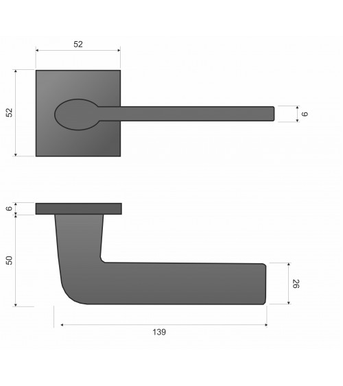 Maniglia per porta stile classico STINGER maniglia design