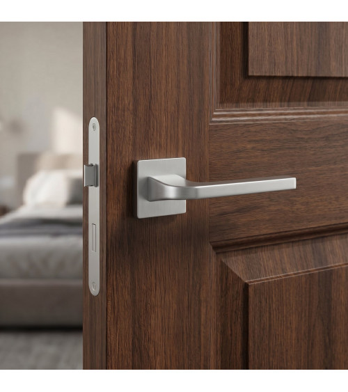 Maniglia per porta cromo satinato ISMENA maniglia design