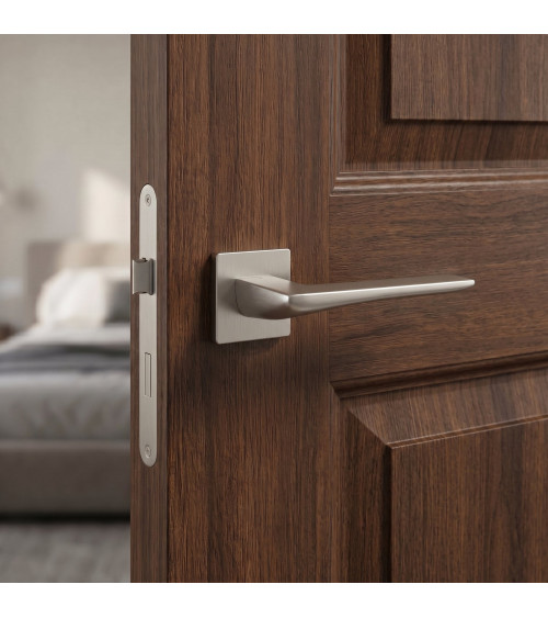 Maniglia per porta nichel spazzolato IRIS maniglia design