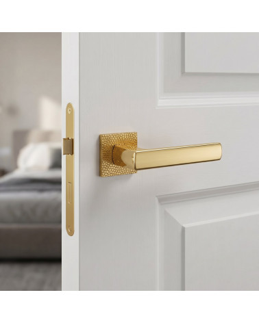 Maniglia per porta in ottone TUPAI 4161-T1 elegante e moderna - MillaPoignées