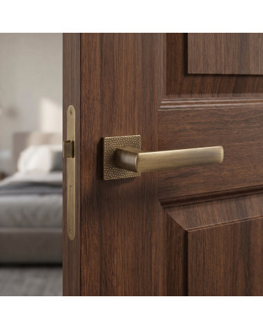 Maniglia per porta su placca quadrata TUPAI 4161-T1 elegante - MillaPoignées