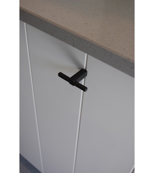Pomolo per mobile geometrico in bronzo PTT - maniglia design