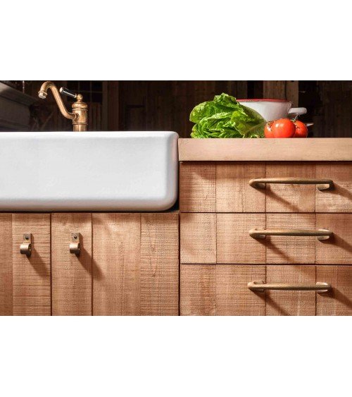 Maniglia per mobile PMC in bronzo - maniglia design