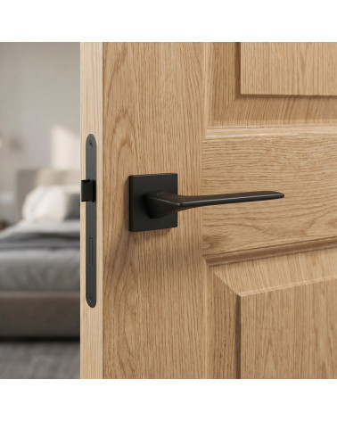Maniglia Porta Nera Sobria ed Elegante - Modello Line GIULIA