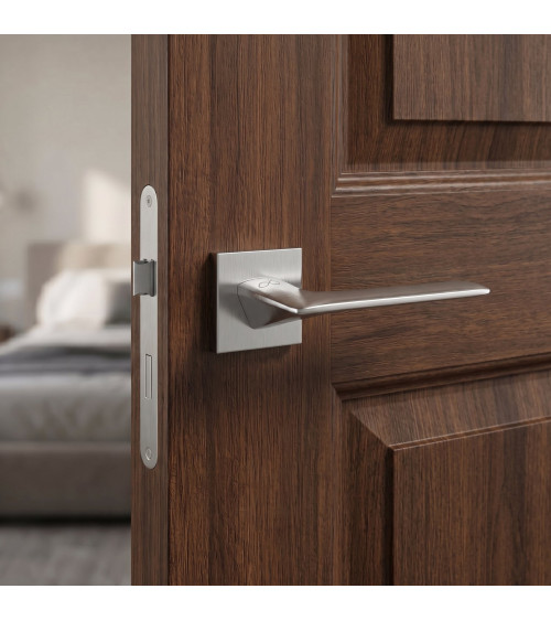 Maniglia per porta cromo spazzolato line GIULIA design