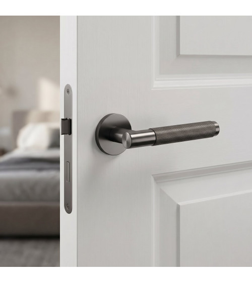 Maniglia porta texturizzata Time Slim maniglia design