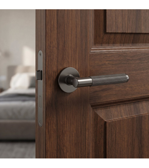 Maniglia porta texturizzata Time Slim maniglia design