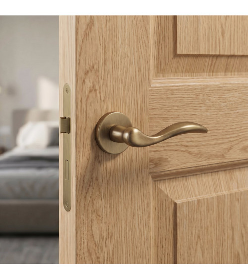 Maniglia per porta colore bronzo TUPAI 1948 ferramenta design
