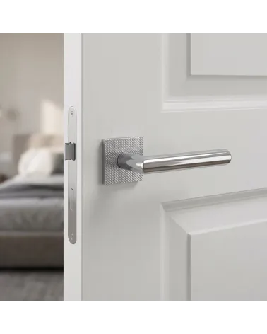 Maniglie per porta cromato lucido brillante TUPAI 4002-T2 - MillaManiglie