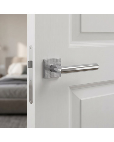 Maniglie per porta cromo lucido brillante TUPAI 4002-T2 - MillaPoignées