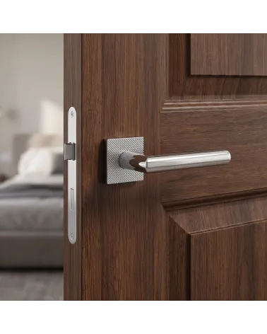 Maniglie per porta cromato lucido brillante TUPAI 4002-T2 - MillaManiglie