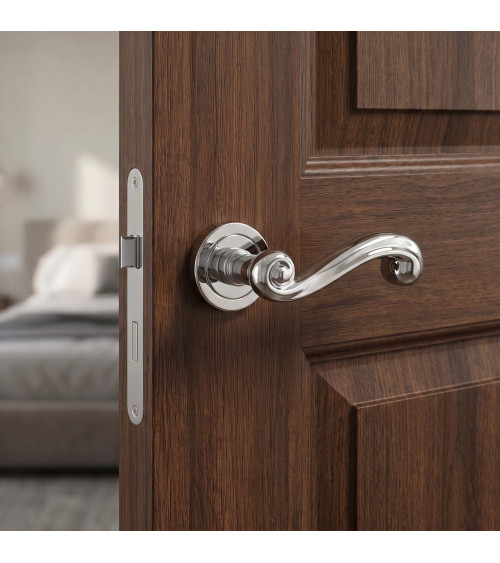 Maniglia per porta cromo lucido TUPAI 738 maniglia design