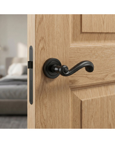 Maniglia per Porta Nera Elegante e Accattivante - Modello TUPAI 738