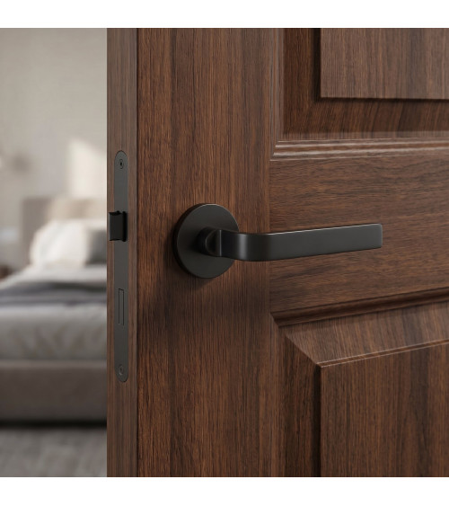 Maniglia per porta nera Ento Zai maniglia design