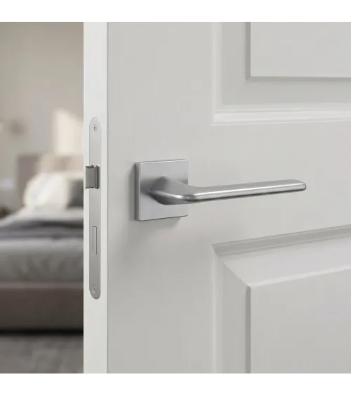 Maniglia per porta cromo satinato LILA maniglia design