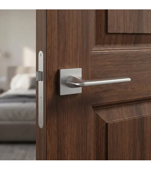 Maniglia per porta cromo satinato LILA maniglia design