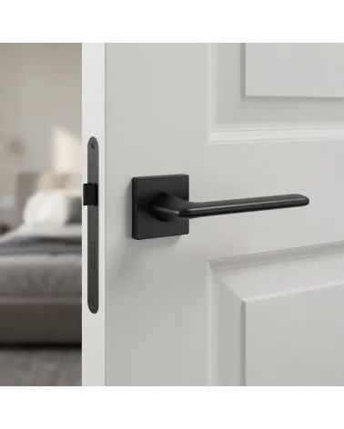 Maniglia per Porta Nera Elegante e di Alta Qualità - Modello LILA