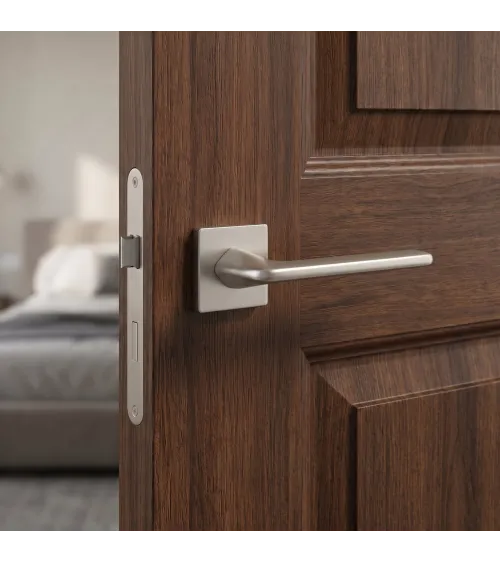 Maniglia per porta nichel satinato LILA maniglia design