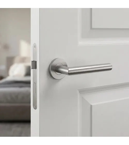 Maniglia per porta colore inox OVAL 1701 maniglia design