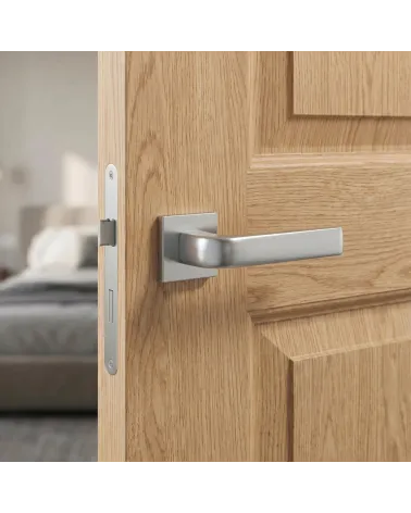 Maniglia per Porta Cromato Satinato per una deco chic - Modello JENA