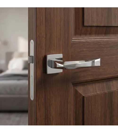 Maniglia per porta cromo lucido PHENIX maniglia design