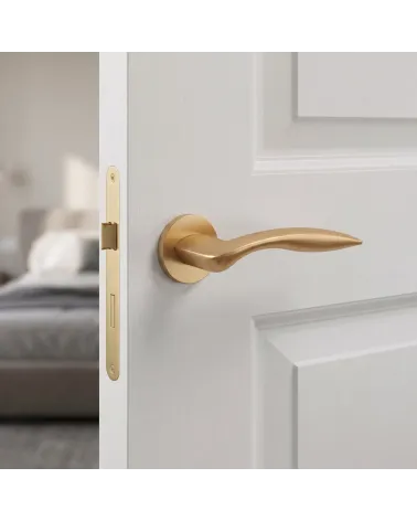 Maniglia di Porta su Placca Rotonda per una decorazione affascinante - ROBINE