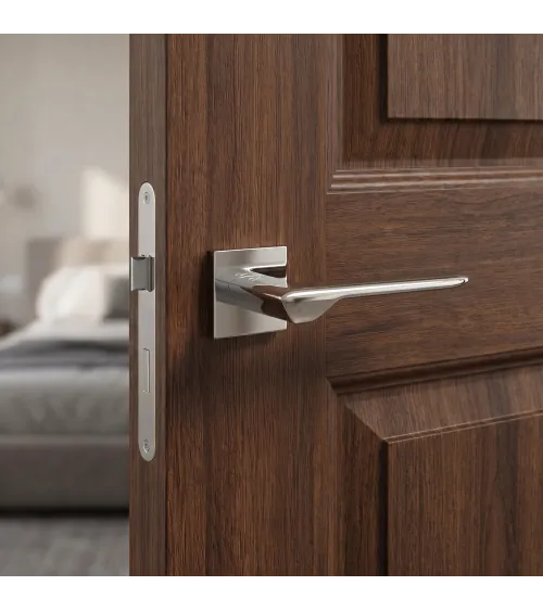 Maniglia per porta cromo lucido LIGNE design