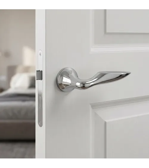 Maniglia porta cromo lucido DOUCE design