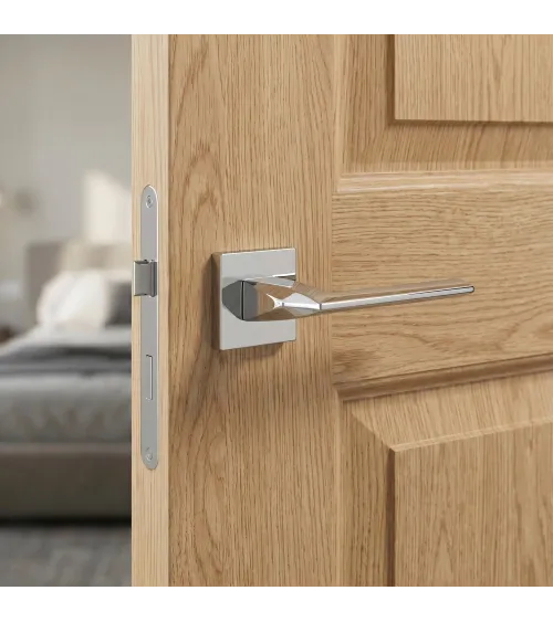 Maniglia per porta cromo lucido EVER maniglia design