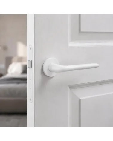 Maniglia per Porta Bianca Elegante dalla sfumatura rilassante - Modello AZALIA