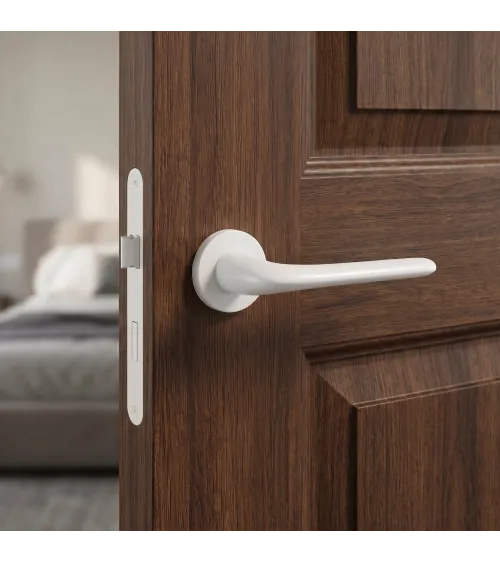 Maniglia per porta bianca AZALIA design