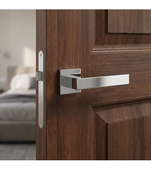 Maniglia per porta cromo lucido PINA design