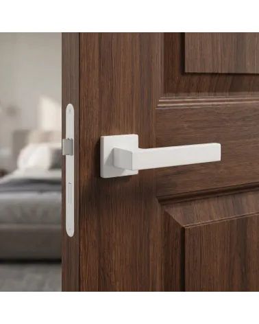 Maniglia per porta bianca per una decorazione fresca e luminosa - PINA
