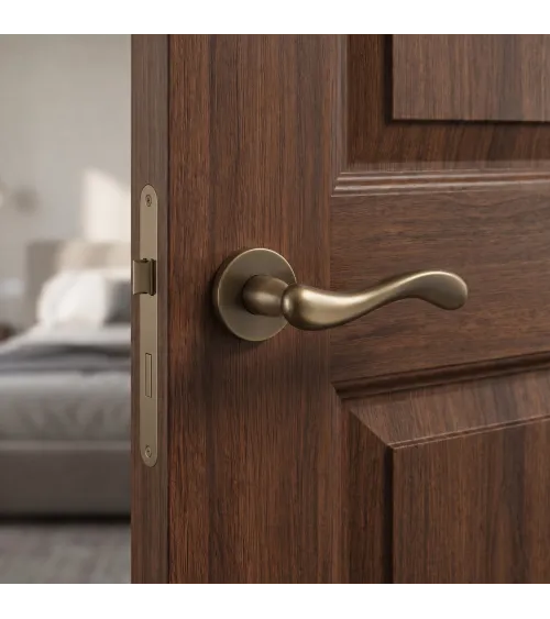 Maniglia per porta bronzo opaco Mandelli Ande maniglia design