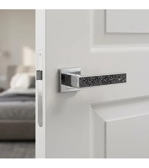 Maniglia per porta cromo lucido GLAMOUR ferramenta design
