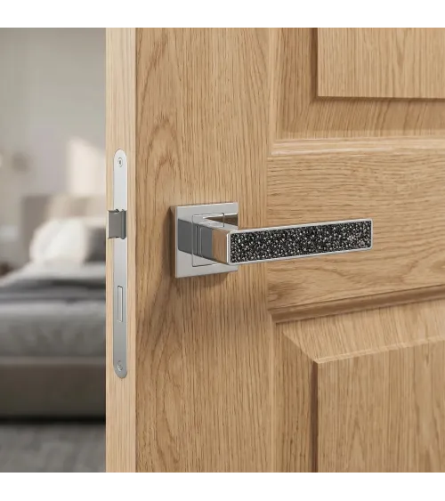 Maniglia per porta cromo lucido GLAMOUR ferramenta design