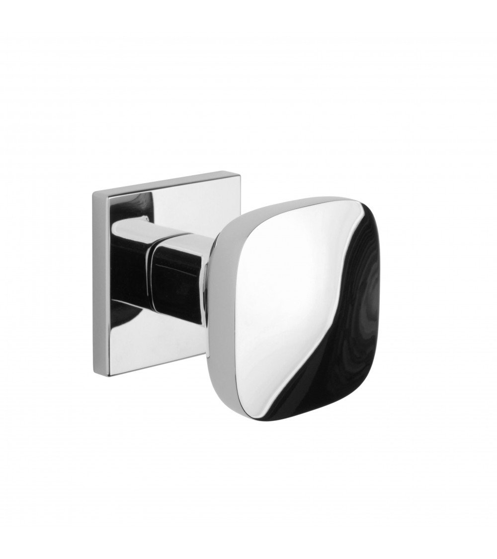 Pomolo per porta nero KIAMA quadrato - maniglia design